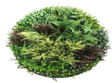 Slimline Artificial Green Wall Disc Art 100cm Grassy Fern UV Resistant V637-DP9856