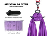 Aerial Silk & Yoga Swing, 8 m Length, Aerial Yoga Hammock Kit with 100gsm Nylon Fabric, Full Rigging V952-DCK822X28MSZR9A6KV0