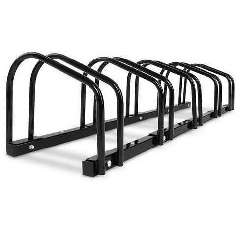 Weisshorn 5 Bike Stand Rack Bicycle Storage Floor Parking Holder Cycling Black BIKE-5-BK