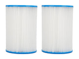 2Pcs Pool Filter Cartridge Filter Element Replacement for Hot Tubs Spas Children's Swimming Pools V1294-YM0523-3111220072211