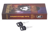 Safe Box Simulation Book Saving Box with Key for Cash Coin Money Bank Cards Jewelry V1294-YM0901-3114210009311