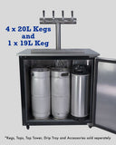 Keg King - KegMaster Solstice - 6 Keg 12volt DC Kegerator V225-11602