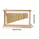 20 Note Chime Wind Chime 20 Bars Instrument with Mallet Chime Table Wind Chime Bar V1192-AZ-W-5595