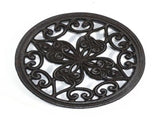 Decorative Flower Cast Iron for Dining Table Or Kitchen Use Hot Dishes and Pots Holder Heat V1370-AZ4-12578