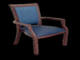 Harvey Dining Chair Stackable w Faux Leather Seat 95cm V637-13601