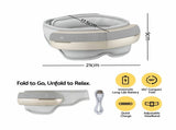 Livemor Eye and Head Massager with Heat, Eye Massager, Forehand and Temple Massager, Air Compression EYE-MASSAGE-02-3D-GY