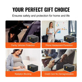 VEVOR Faraday Box Signal Blocking Holder for 5~8 Car Keys with 2 Key Bags Black V952-XHPBHJTZ6347WKCJLV0