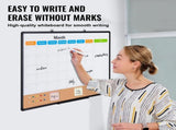 36x 24 Monthly Calendar Whiteboard & Cork Board Combo with Aluminum Frame 2-in-1 Magnetic Dry Erase V767-VVR-RMB36X24RLBBZZZDYV0