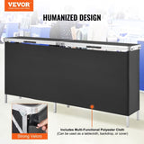 Extra Long Folding Portable Bar Table - Tradeshow Podium Table for Indoor V952-LSZST20ZDSZJFECDIV0