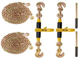 Ratchet Chain Binder, 5/16"-3/8" Heavy Duty Load Binders with G80 Chains, 7100 lbs Secure Load V952-DLTJLLJQBBTYC9WKZV0