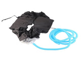 Wall Mounted Air Conditioning Cleaning Cover Bag with Drain Pipe for 11.5P Air Conditioner Black V1294-YM0714-3117210136611