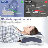 Side Sleeper Neck Pillow Odor-Free, Light Beige Friendly Design, Comfortable Sleep Posture, V1106-HDZ001