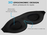 2 Pack 100% Blackout Sleep Masks Most Comfortable Contoured Eye Cups and Nose Covering for Women V1188-WTJ-LZZ-01368