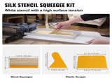 Screen Printing Kit, 3 Pieces Aluminum Silk Screen Printing Frames 25x36/20x30/15x25 cm 110 Count V952-SYKJZHCCG3110ZNMRV0