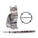 Cat Shaped Paper Towel Holder in Dark Grey Iron, Kitchen and Bathroom Toilet Roll Storage, 18x6.5in V1366-AZ2-W-18957