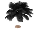 Decorative Table Lamp 30PCS Feathers USB Rechargeable Light Touch Control Desk Light Built in V1294-YM0901-3119230088511