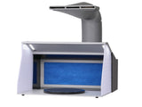 Airbrush Spray Booth, Portable Hobby Airbrush Paint Spray Booth Kit with 4 LED Light, Powerful Dual V952-PBSPQF404633C9KMSV3