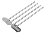 Swivel Towel Bar Swing Out Towel Rack for Bathroom Wall Towel Holder 304 Stainless Steel 4 Arm V1294-YM0901-3112240047312