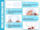 16 Pack 8 Inch Sublimation Wind Spinner Blanks 3D Aluminum Wind Spinners Hanging Wind Spinners DIY V1258-DP02-C-2286