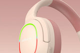 Wireless Gaming Headset Headphone with Microphone Volume - Pink V1263-JX-6269-1