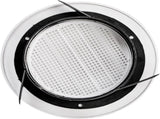 8 Pack Air Vent Round, 4 Inch Air Soffit Vent, ABS Louver Vent Cover with Built-in Fly Screen Mesh, V1259-DP01-A-3813