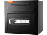 1.7 Cub Depository Safe, Deposit Safe with Drop Slot, Electronic Code Lock and 2 Emergency Keys, V952-LCSBXX17L000GVVNCV0