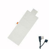 USB-Powered Heated Seat Cushion and Throw Blanket, Soft Flannel Fleece, Fast Heating with 3 V1341-ZY-B9J34DBA-S