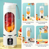 Portable USB Electric Blending Cup with 15.21 oz Capacity Ideal for Smoothies, V1106-JBJ002