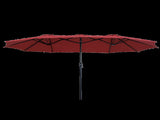 Mountview Big Parasol Patio Umbrella Outdoor Garden UA0195-RD-AU