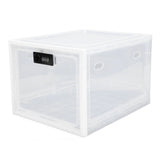 Fridge Lock Box Plastic Multifunctional Convenient Lockable Food Storage Cabinet for Home White and V1294-YM0901-3117240203611