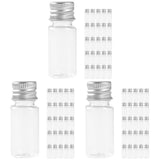 Plastic Test Tubes with Screw Caps Transparent for Candy and Bath Salt Storage V1369-AZ3-W-18069