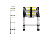 Traderight Multipurpose Ladder Telescopic 3.8M Silver 3.8 Meter HW0076-3.8M