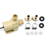 12V Solar Water Circulating Pump Low Noise Brushless Motor Water Pump Waterproof Heater Solar V1370-AZ4-12546