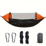 Sun-Protection Outdoor Hammock2-in-1 Detachable Mosquito Net, Portable Camping Essentialorange V1232-LYDC001