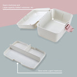 First Aid Kit 2 Layer Medicine Box Portable Emergency Medicine Box for Home Office V1294-YM0717-10154432