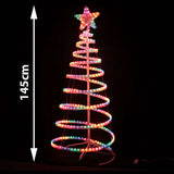 Samland Led 145cm Rope Light Christmas Tree & Star Motif Xmas New V1060-11001TREE