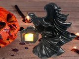 Resin Ghost with Lantern Resin Ghost Hell Messenger Statue Halloween Sculpture Garden Yard V1294-YM0716-10350917