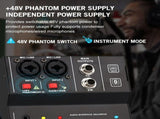 2 Channels Mini USB Mixer Professional Portable Audio Interface Sound Card Console for Guitar V1370-AZ4-07735