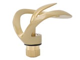Waterfall Bathroom Faucet Single Handle Hot Cold Bathroom Sink Faucet Vanity Faucet Snake Head Shape V1294-YM0901-3112240011612
