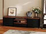Levede TV Stand Cabinet Entertainment Unit Stand 140cm 5 Drawers Storage Shelves TA1038-AU