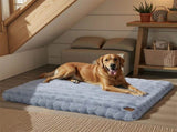 Comfortable Pet Bed with Removable Cover and Anti Skid Base V767-P-XD1836-2XL-GY