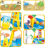 Outdoor Sand and Water Table Toy with Umbrella V196-8804A