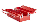 Metal Tool Box, 14-inch, 2-Tier 3-Tray Portable Folding Tool Chest Organizer with Handle & Lock V952-FDSBXSGJX14I7NN0BV0