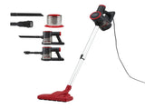 Devanti 3-in-1 Corded Stick Vacuum Cleaner, 16000Pa Strong Suction, Red VAC-CD-802-RD