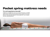 Giselle Bedding 21cm Mattress Tight Top King Single MATTRESS-21-KS