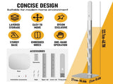 Freestanding Holder for Dyson Vacuum Stand Suitable for Dyson V6 V7 V8 V10 V11 V12 V15 Gen5 & DC V1181-VS-S3
