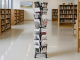 Greeting Cards Rack, 32 Pockets Rotating Postcard Brochure Stand, 360&deg Spinning Card V952-WJZSMXPKDHJS8Z53G001V0
