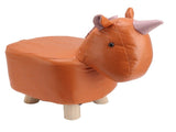 Cute Animal Footstool with Soft Padded Cushion and Prevent Slip Feet Small Footrest Stools for Kids V1294-YM0703-3116230004214