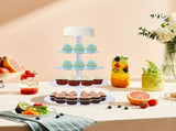 Cupcake Stand Multi Round Tiers Transparent Acrylic High Stability Cupcake Tower for Display Serving V1294-YM0626-3118220330413