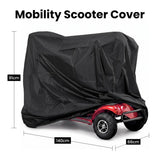 EQUIPMED Waterproof Mobility Scooter Cover V219-HMBMSAFT36BA